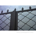 Green Coated Chain Link Fence